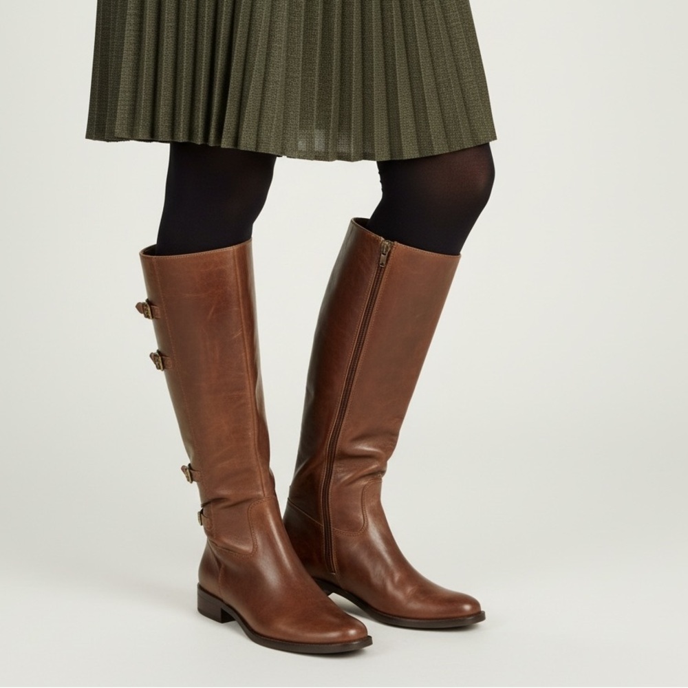 Matisse “Becky” Brown Leather Knee-High Boots
